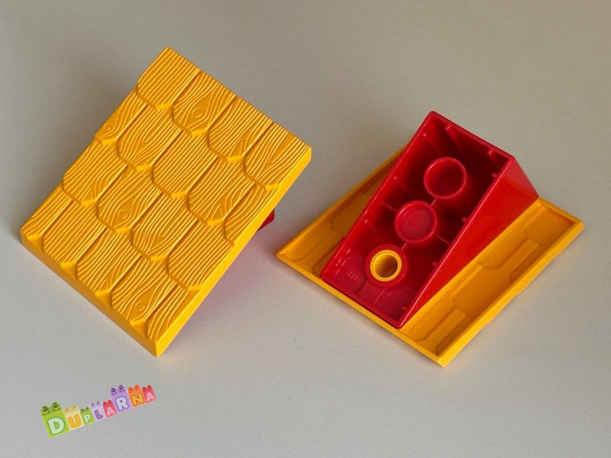 Lego Duplo - Střecha oranžovo - červená