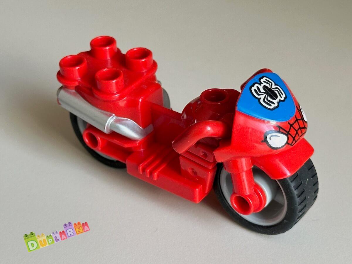 Lego Duplo - Motorka červená (Spiderman)