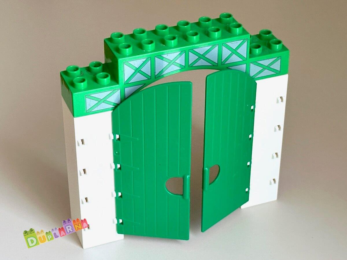 Lego Duplo Brána bílá s vraty