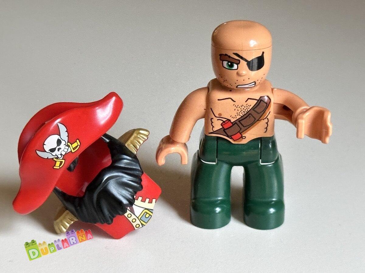 Lego Duplo pirát s kloboukem