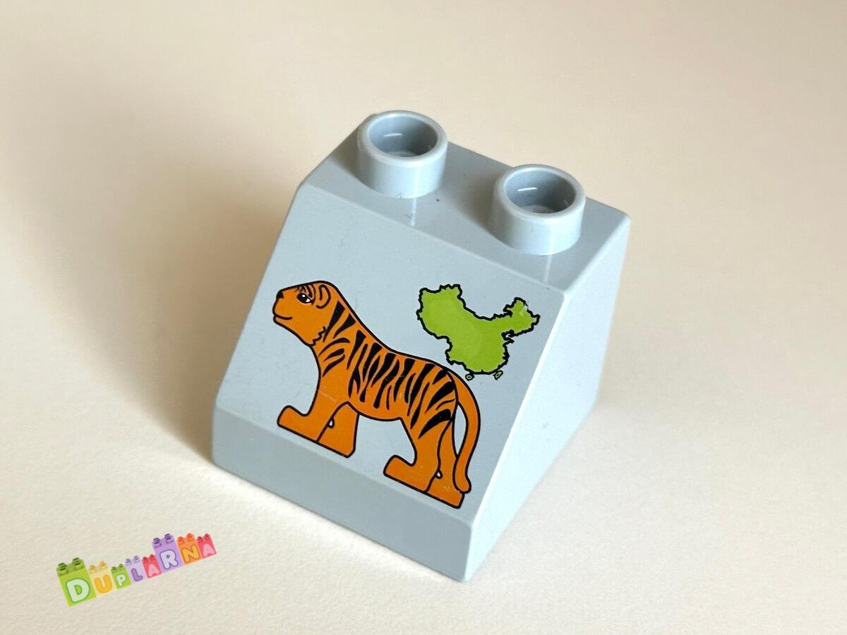 Lego Duplo - Kostka s potiskem - tygr