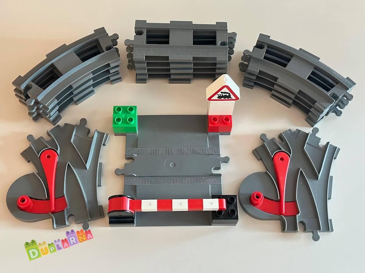 Lego Duplo 10506 - Rozšíření / Koleje výhybky a přejezd pro vlak