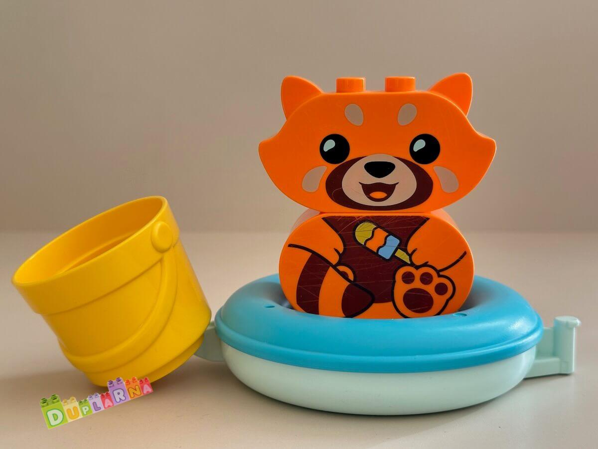 Lego Duplo 10964 - Legrace ve vaně: Plovoucí panda červená
