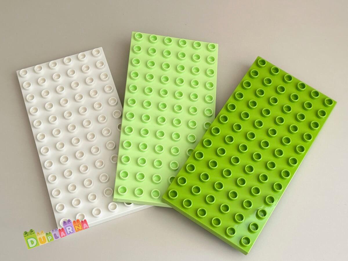 Lego Duplo - Podložky na stavění / Set podložek 6x12 - 3kusy