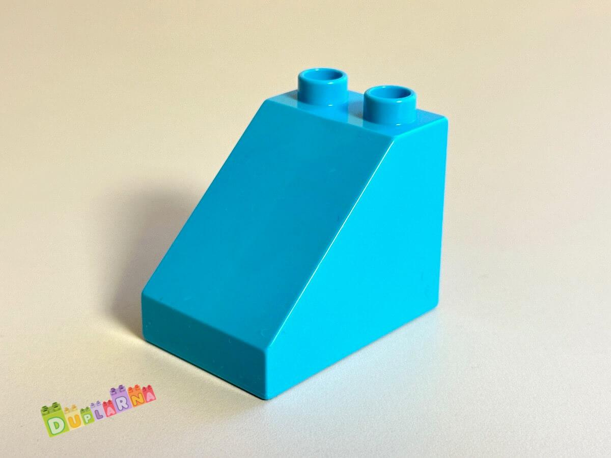 Lego Duplo - Zkosená / Střecha tyrkysová