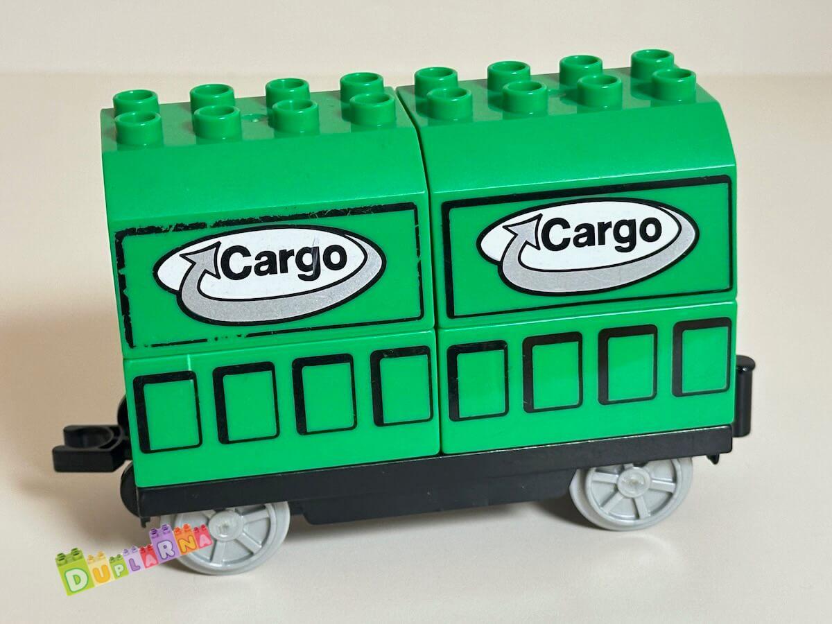 Lego Duplo Vagon nákladní pro vlak CARGO zelený