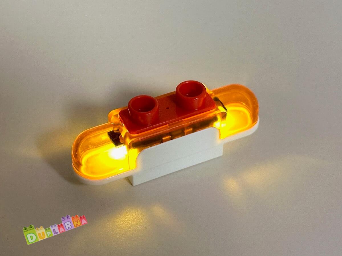 Lego Duplo Houkačka / blikající maják oranžový
