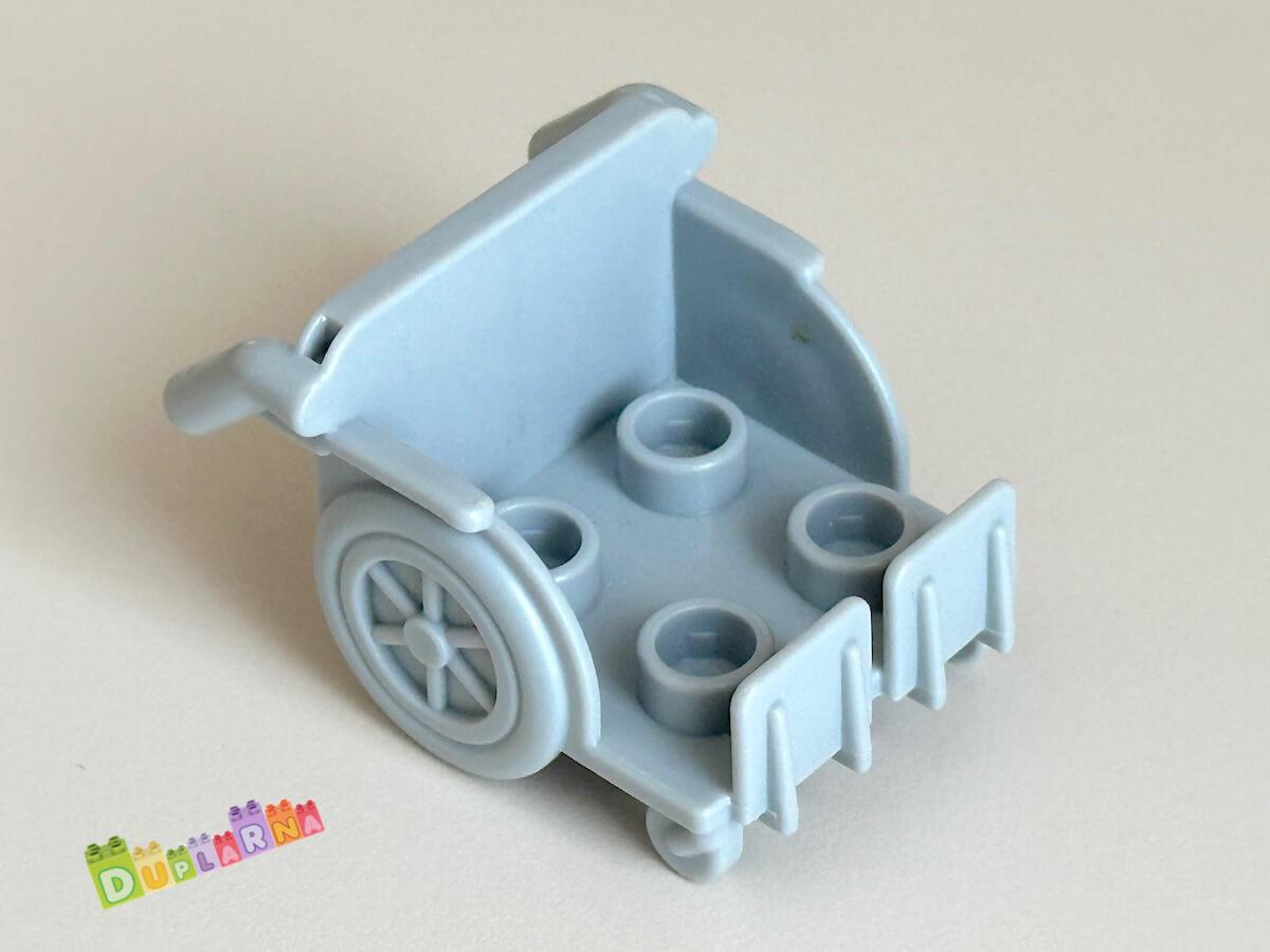 Lego Duplo - Invalidní vozík šedý