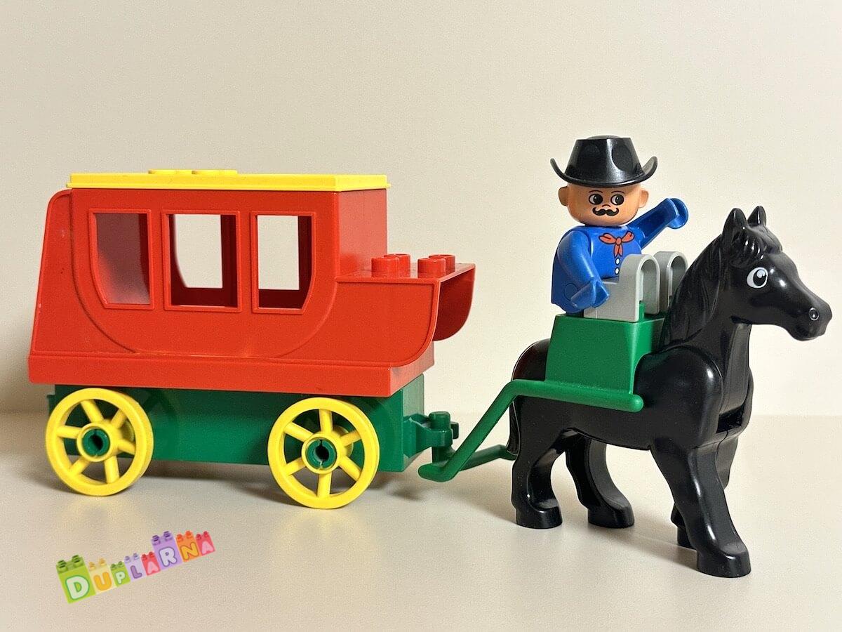 Lego Duplo - Kovboj na koni + Dostavník