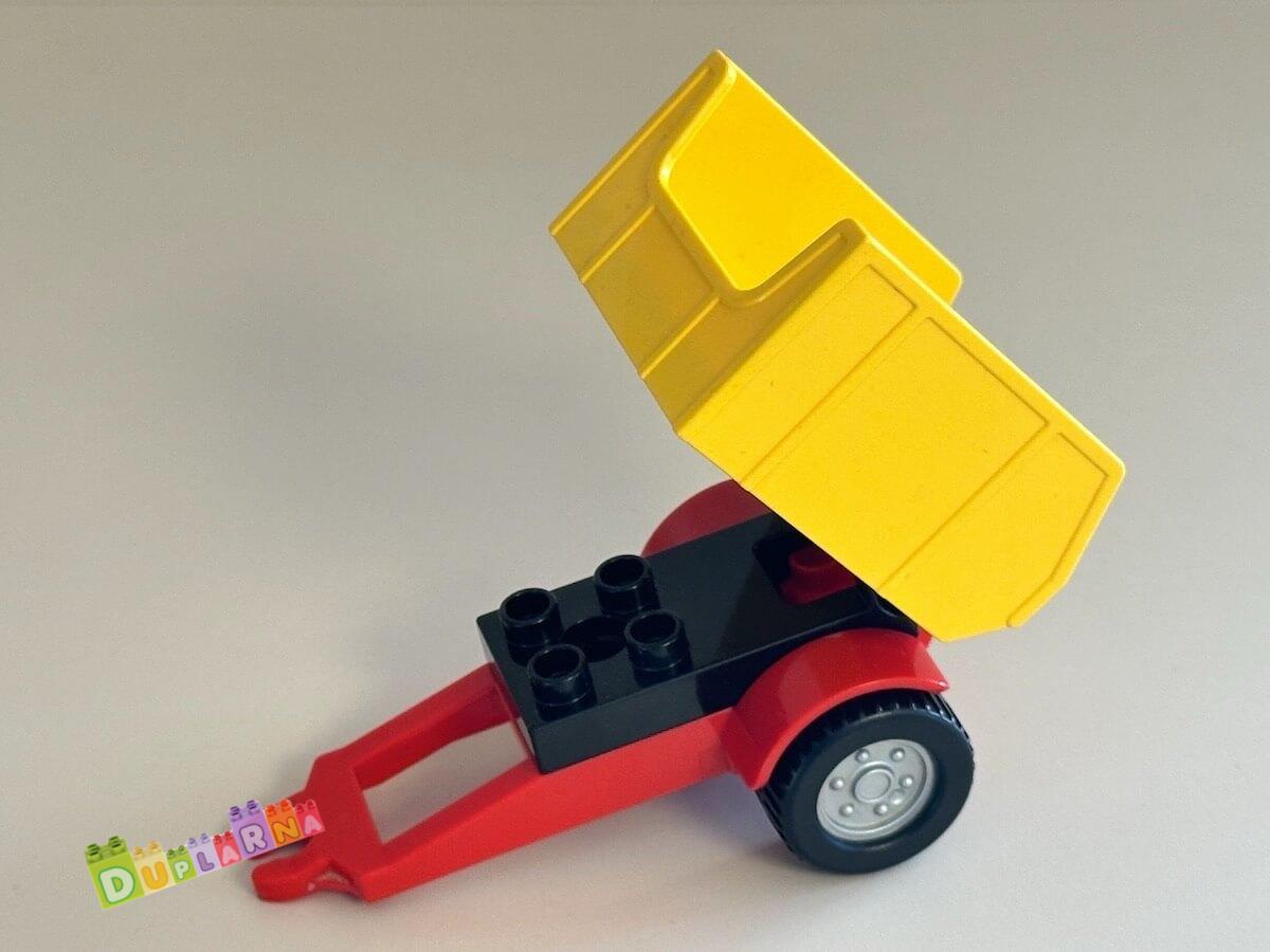Lego Duplo červená vlečka za traktor - valník