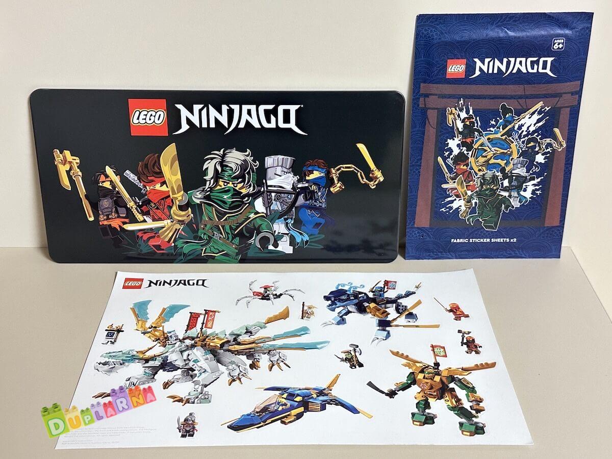 Lego VIP 5007155 - Plechová cedule / NINJAGO + samolepky a nášivky