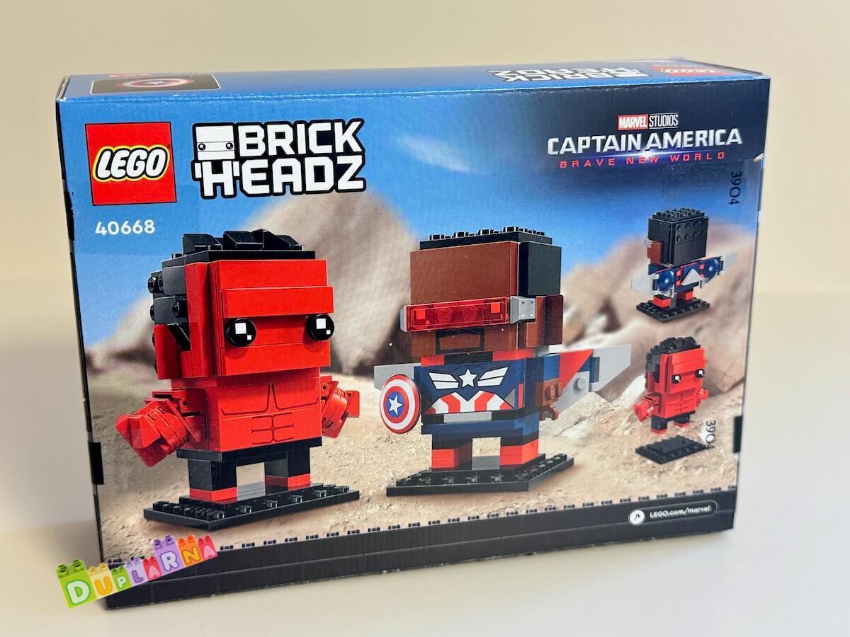 Lego 40668- Kapitán Amerika a Červený Hulk