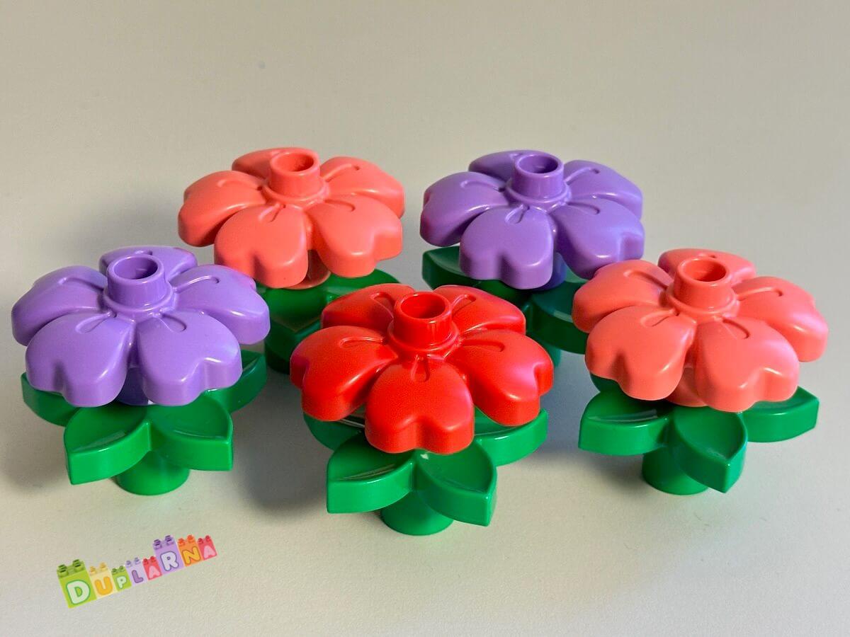 Lego Duplo sada 10x Kytka / Kytička - nové