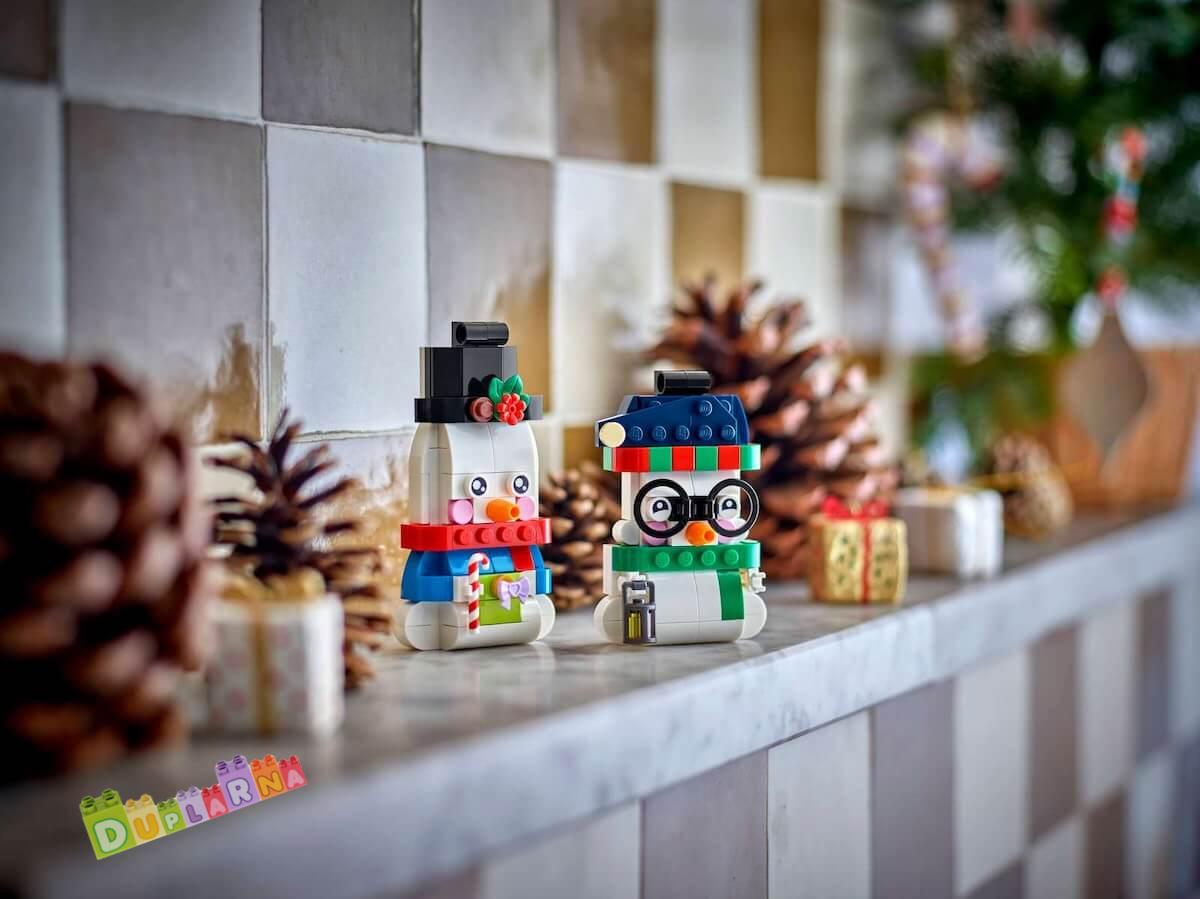 Lego 40812 - Ozdobní sněhuláci