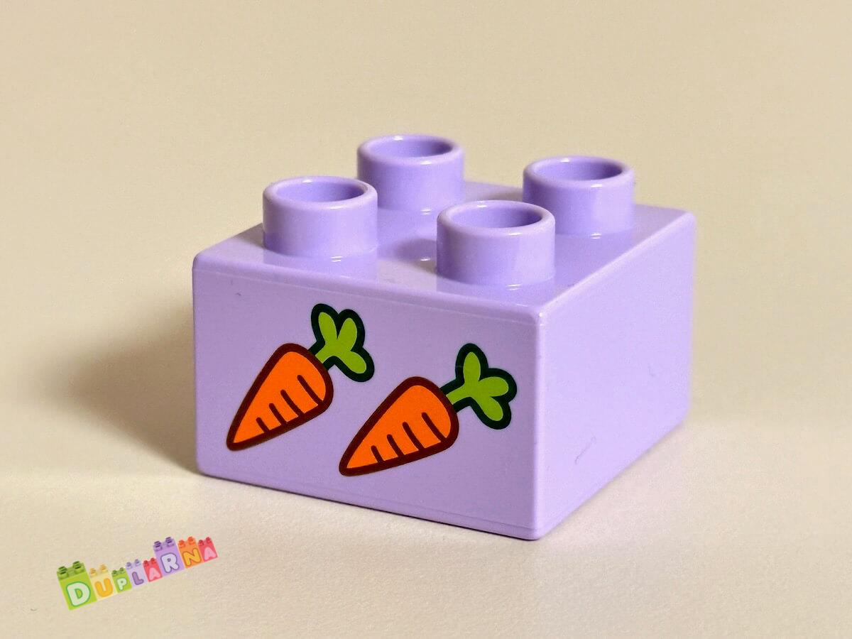 Lego Duplo - Kostka s potiskem - mrkev