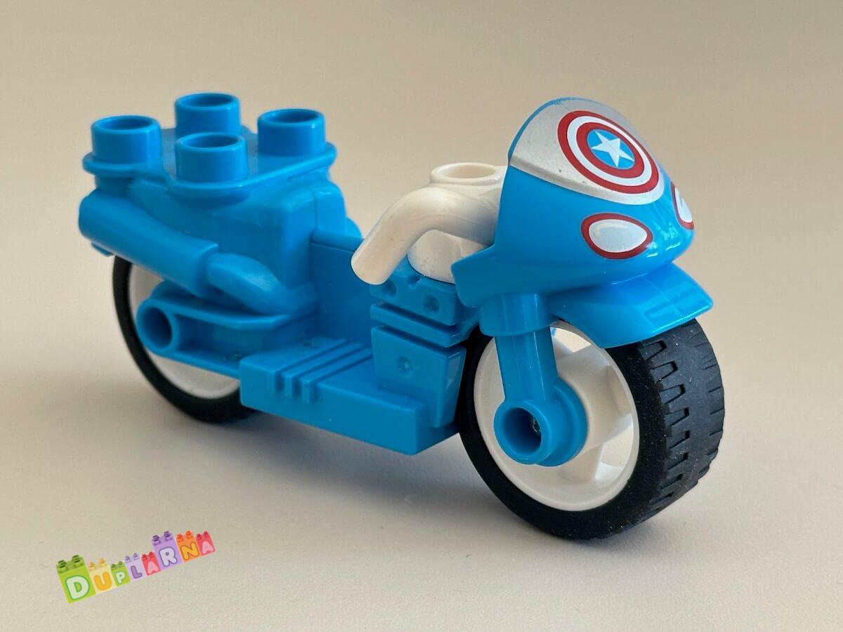Lego Duplo - Motorka modrá - Captain America