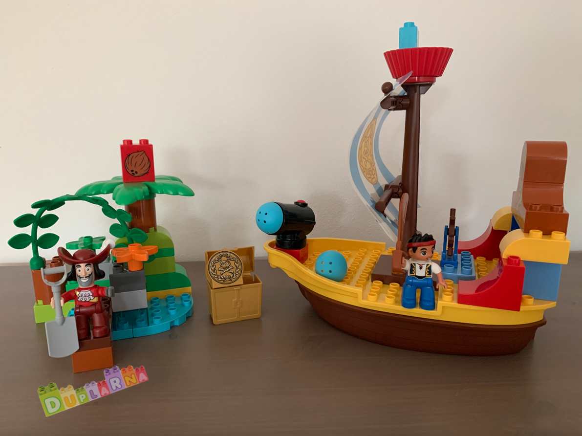 Lego Duplo 10514 - Pirát Jake - Jakeova Pirátská Loď Bucky