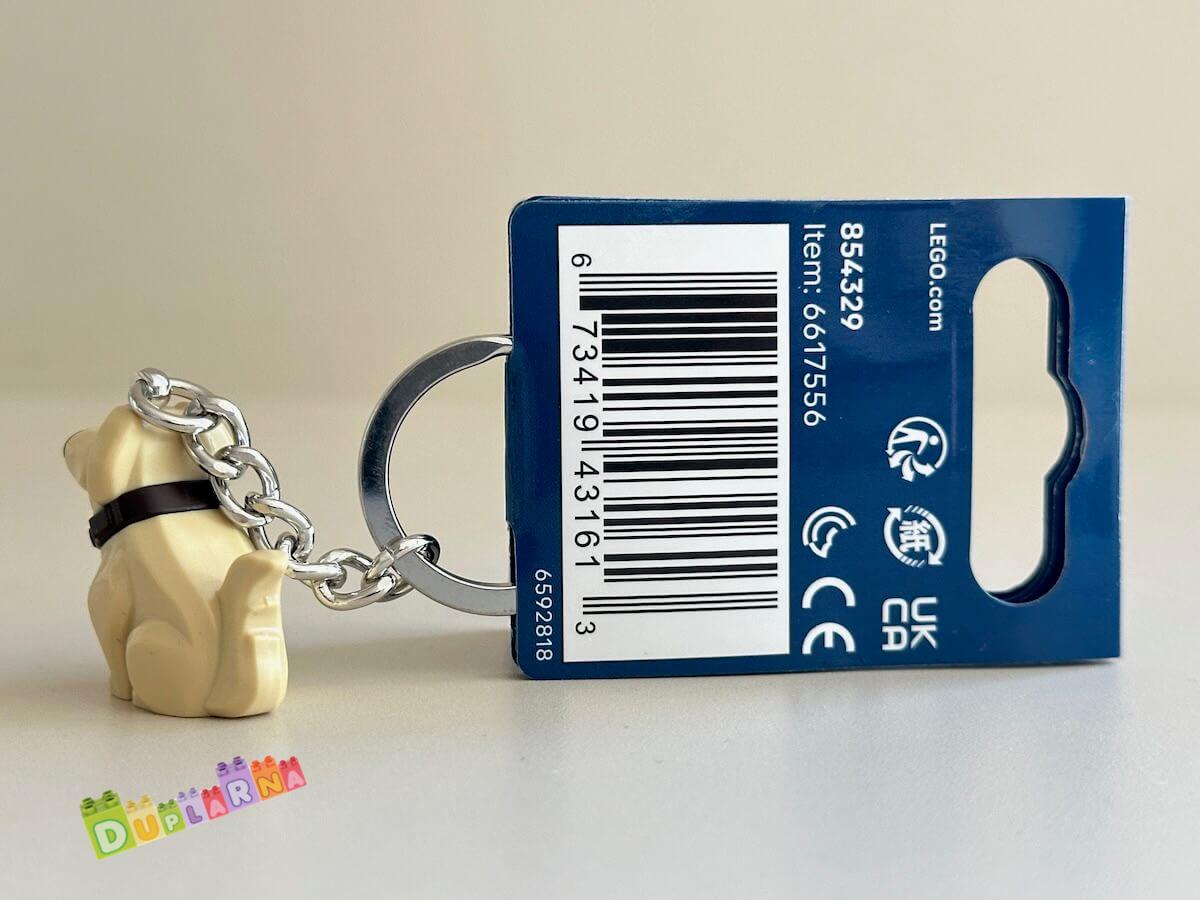 Lego Disney 854329 klíčenka - Přívěsek na klíče – Přívěsek na klíče – pes Dug