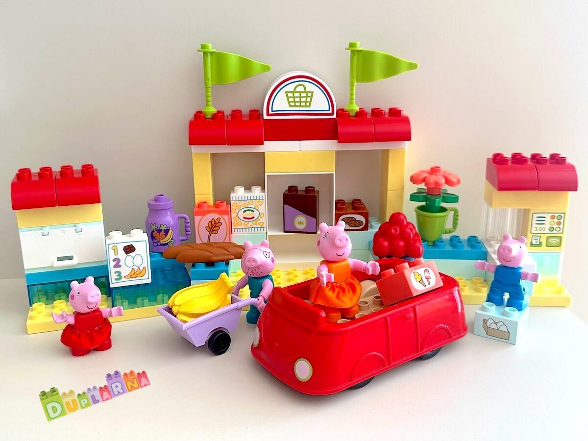Lego Duplo 10434 - Prasátko Peppa a supermarket