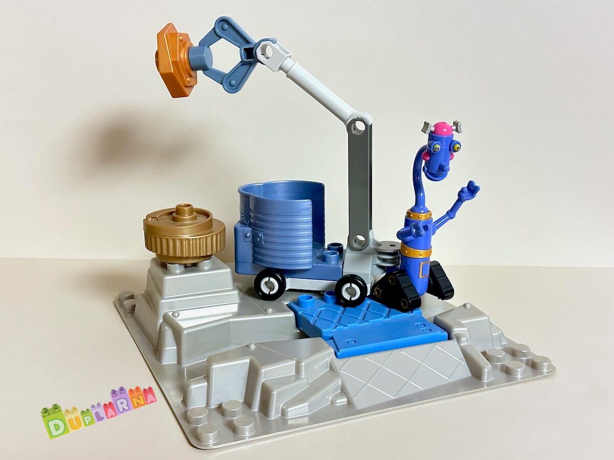 Lego podložka a robot - Figurka Little Robots