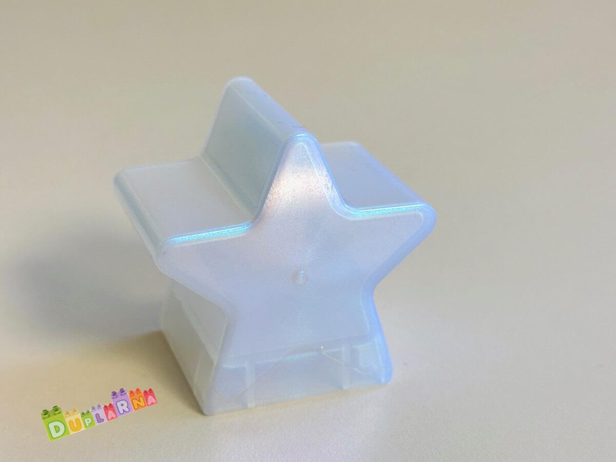 Lego Duplo - Kostka průhledná - hvězda