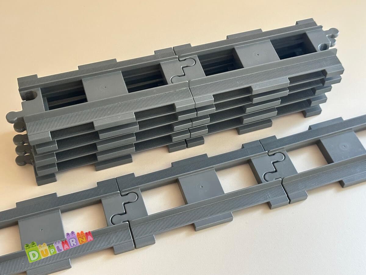Lego Duplo koleje - rovinka / rovná kolej