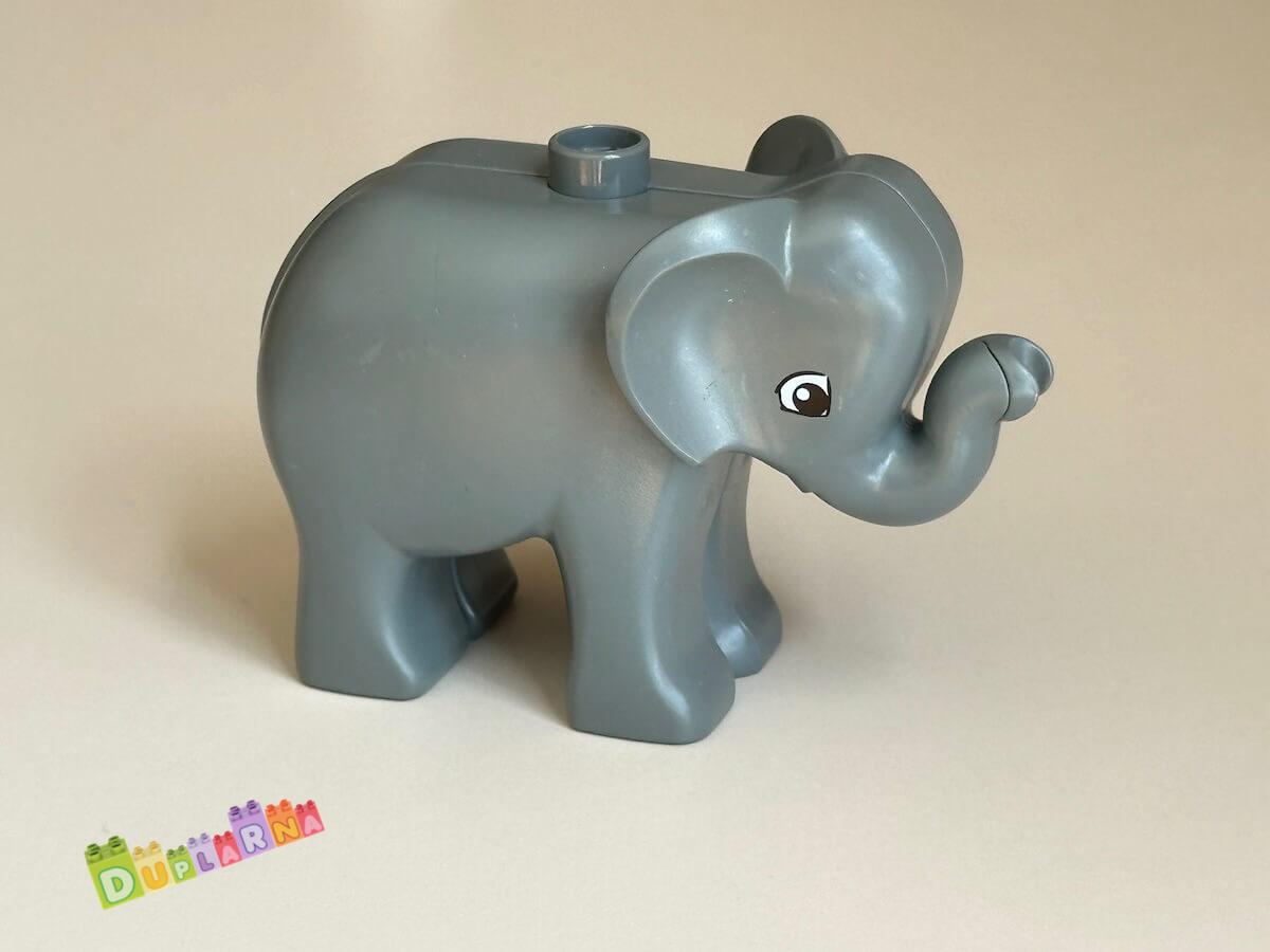 Lego Duplo Slon - slůně tmavě šedé