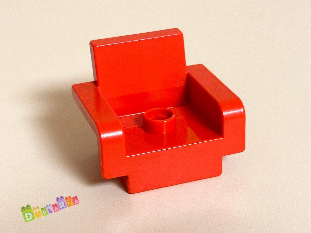 Lego Duplo křeslo červené