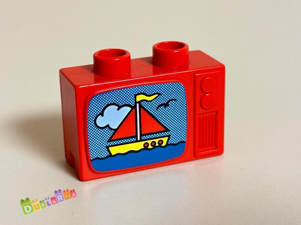 Lego Duplo Televize červená
