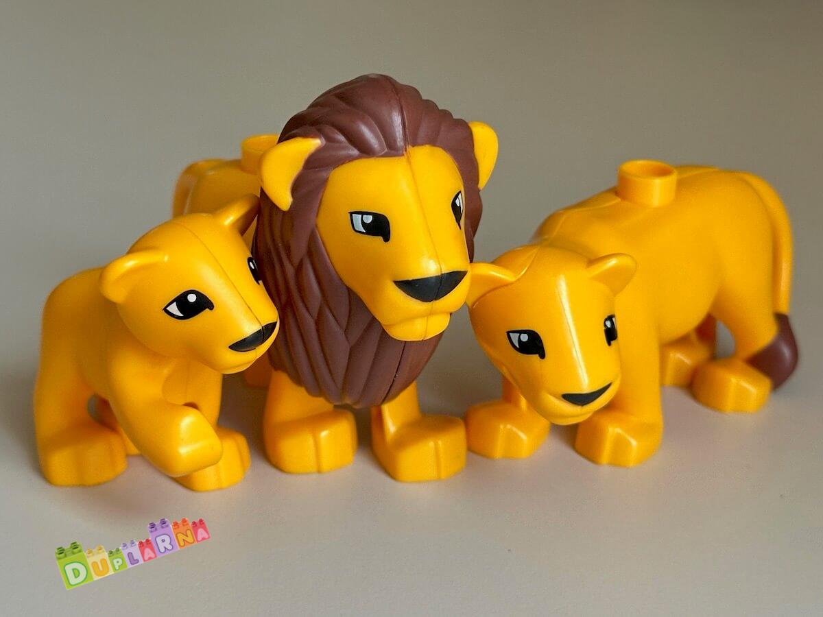 Lego Duplo Lví rodinka (Lev, Lvice, Lvíče)