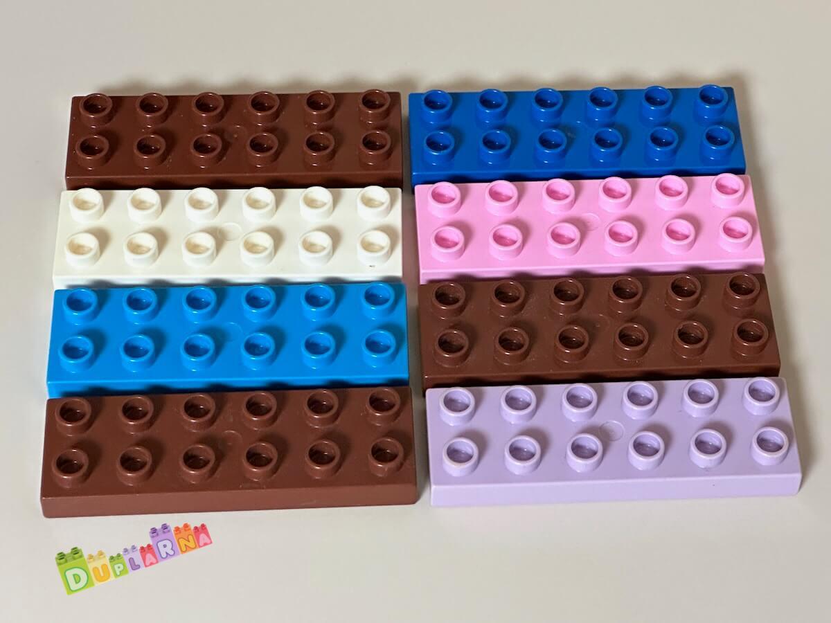 Lego Duplo - desky / kostky 2x6