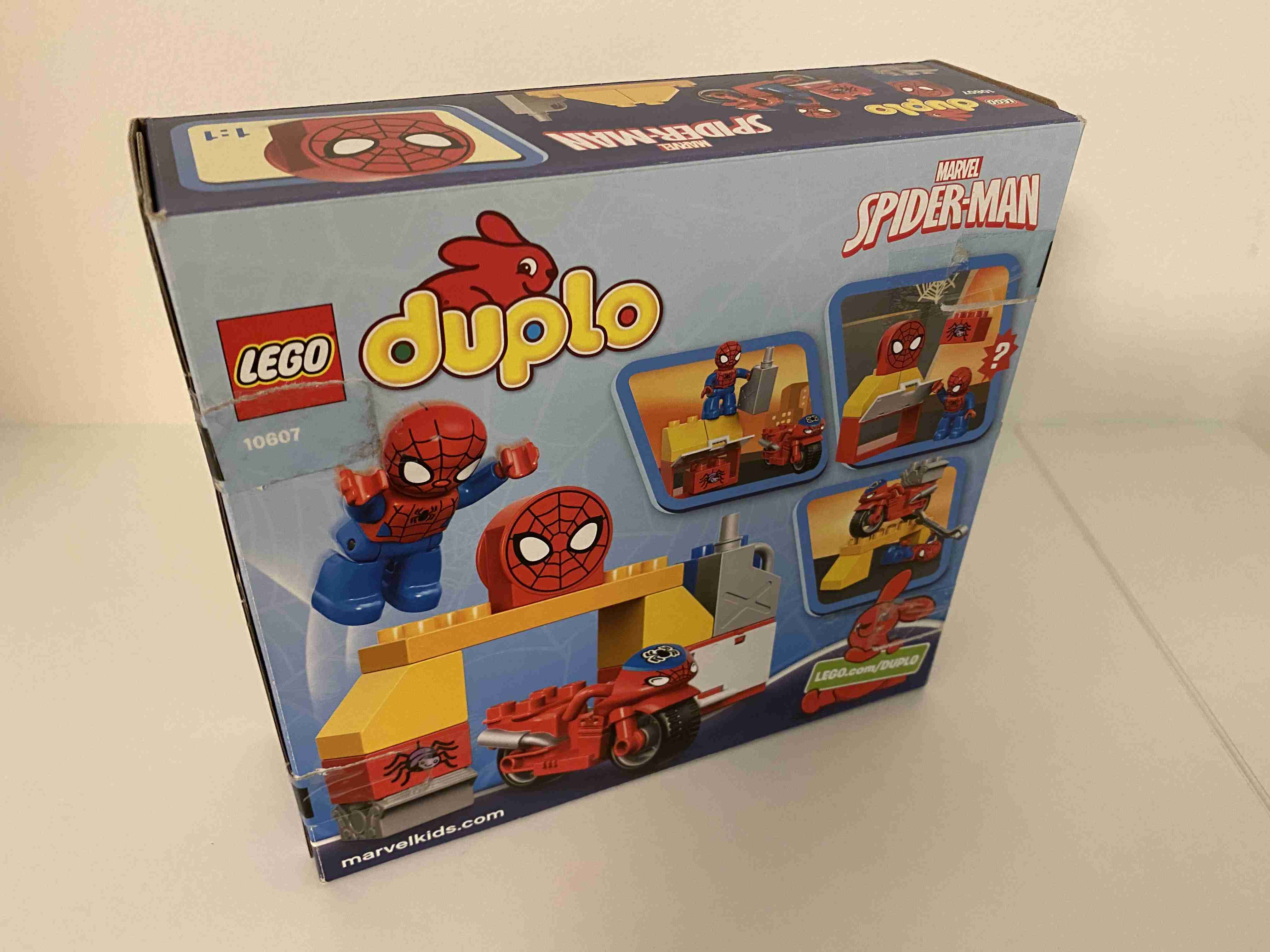Lego Duplo 10607 - Spidermanova dílna pro pavučinové kolo