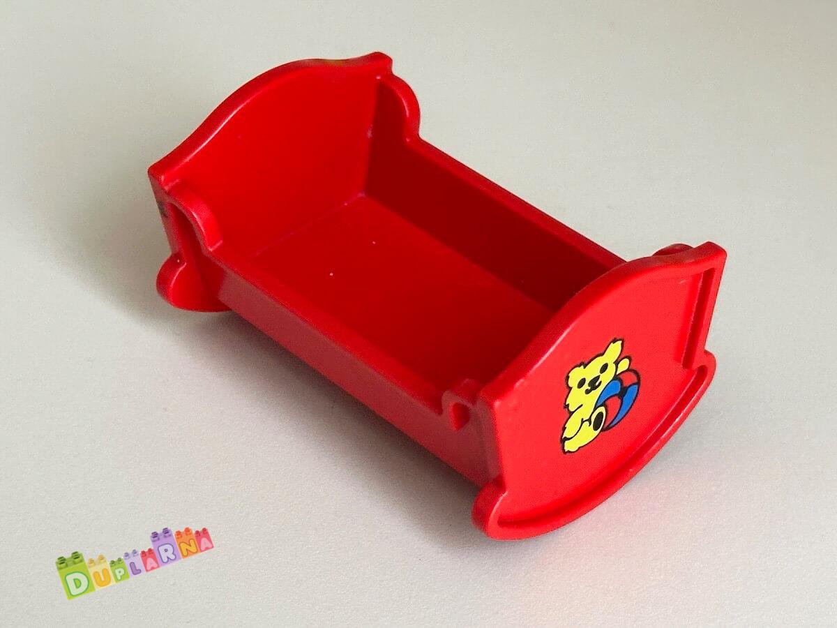 Lego Duplo Postýlka / kolébka červená
