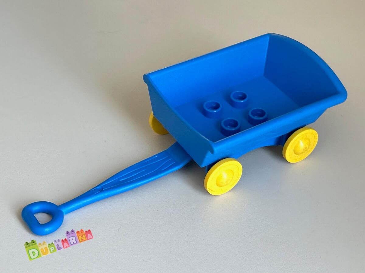 Lego Duplo modrá vlečka / valník / vozík - Medvídek Pú