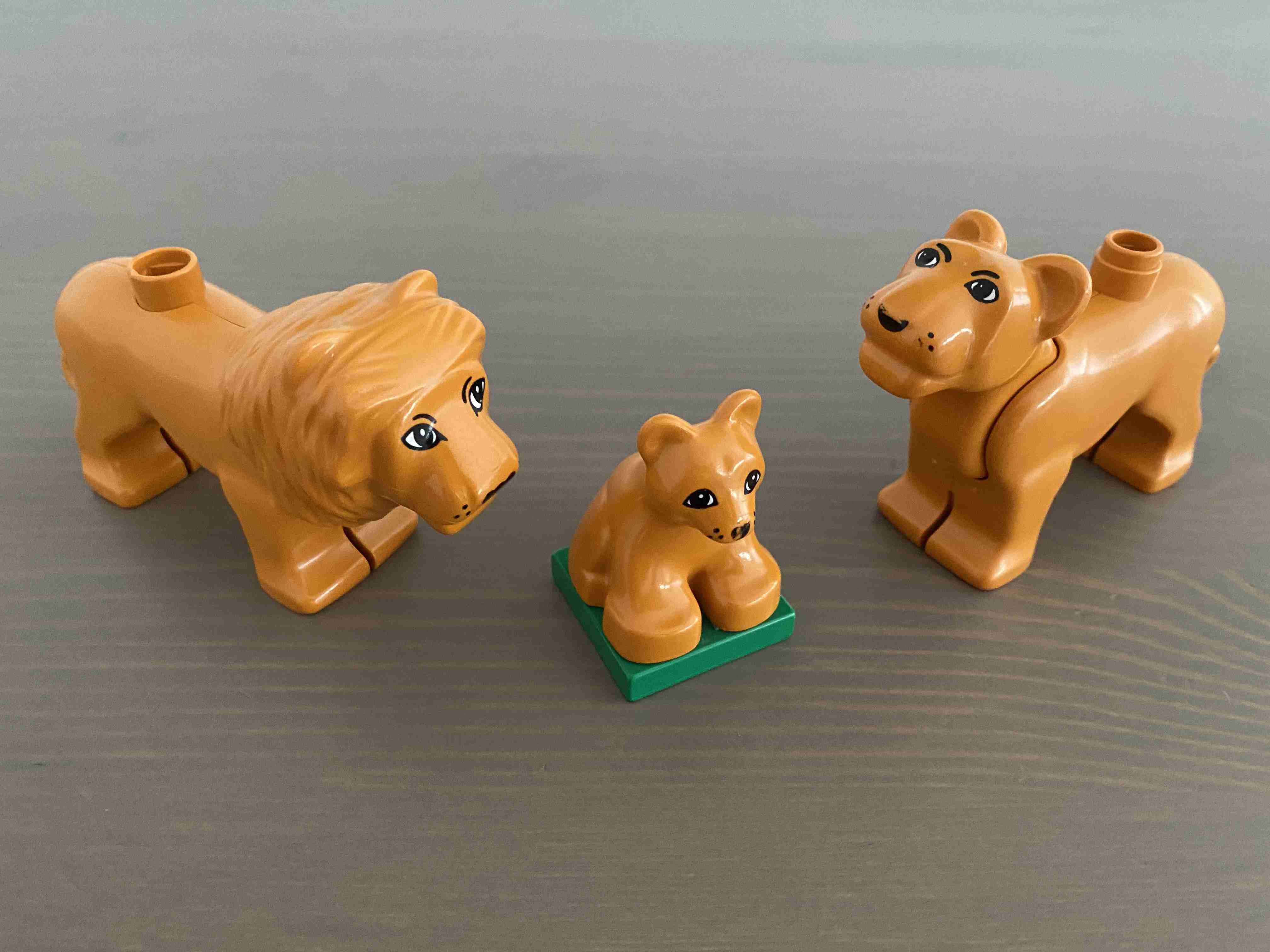 Lego Duplo Lví rodinka (Lev, Lvice, Lvíče)