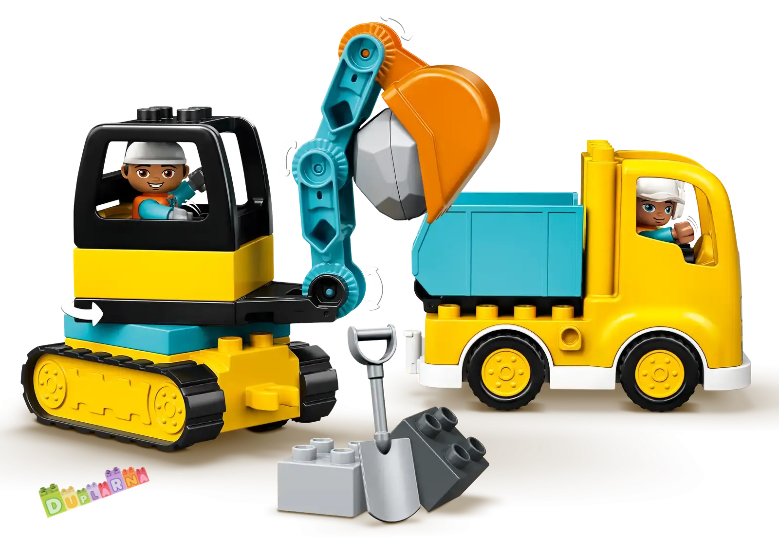 Lego Duplo 10931 - Stavba / Náklaďák a pásový bagr