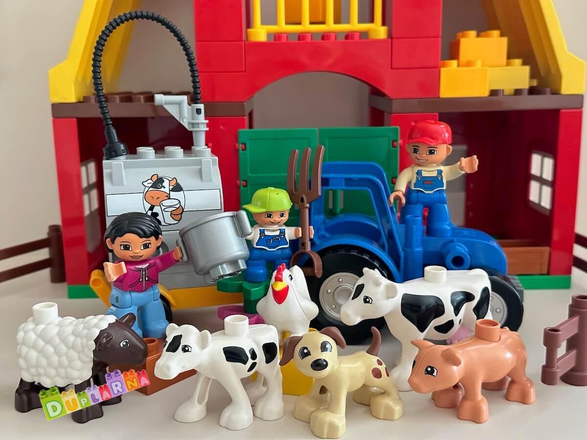 Lego Duplo 5649 - Velká farma, traktor, zvířata