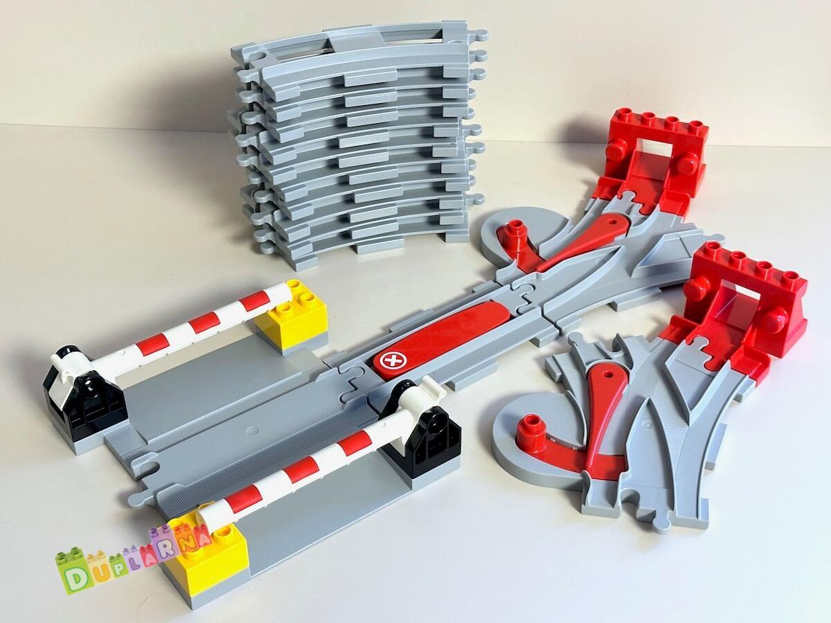 Lego Duplo 10882 - Koleje výhybky a přejezd pro vlak