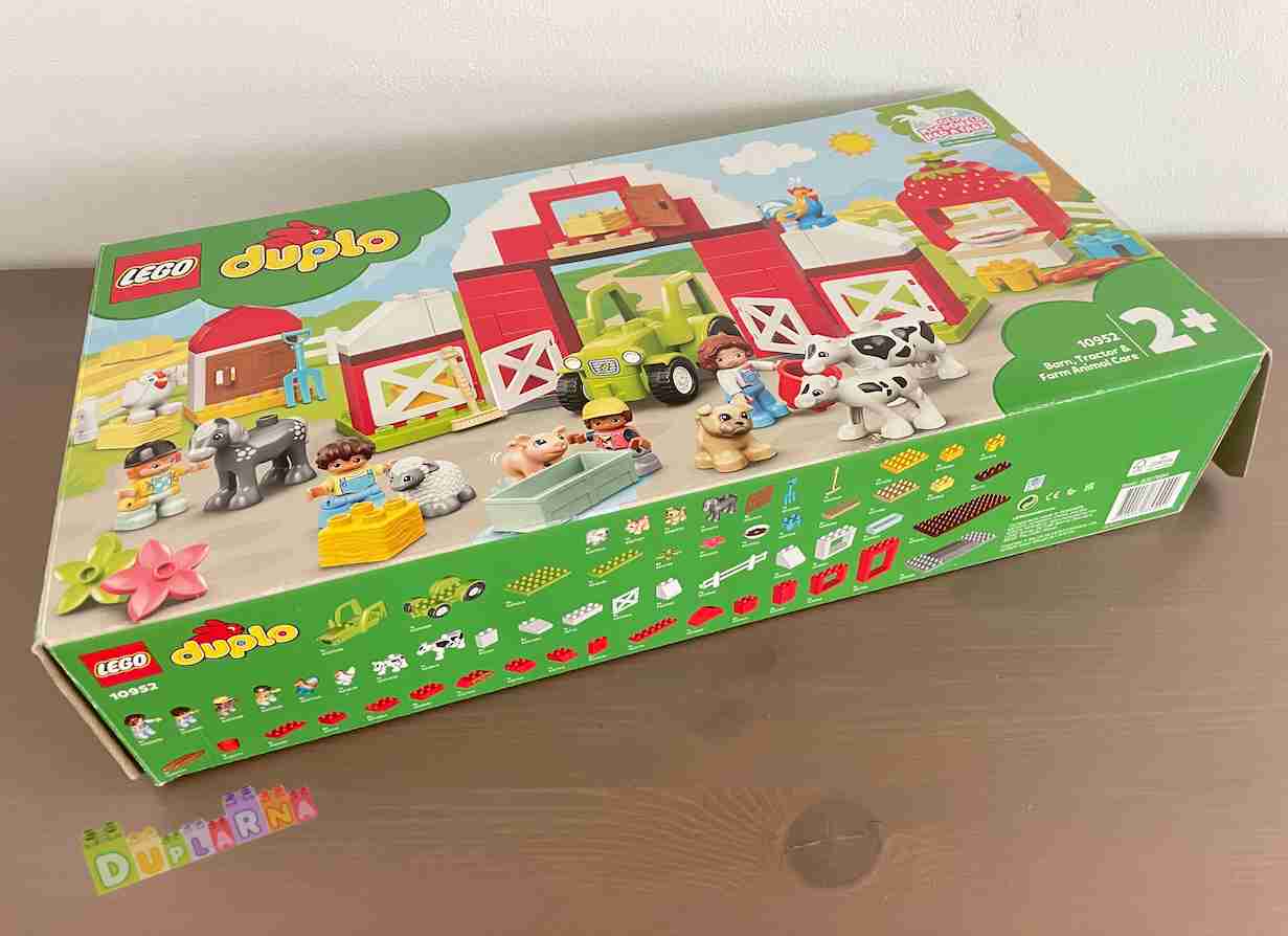 Lego Duplo 10952 - Stodola / Farma - traktor a zvířátka z farmy