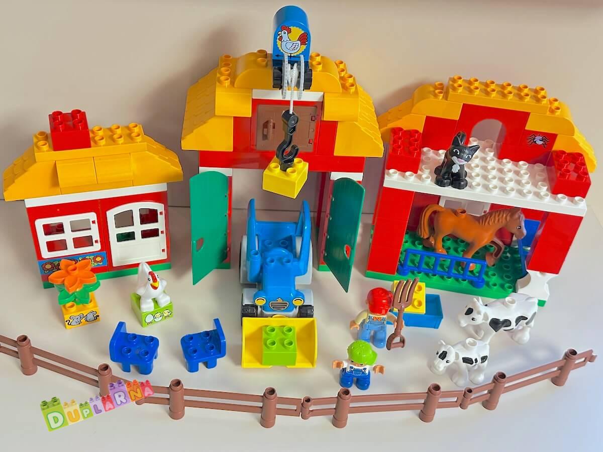 Lego Duplo 10525 - Velká farma , traktor , zvířata