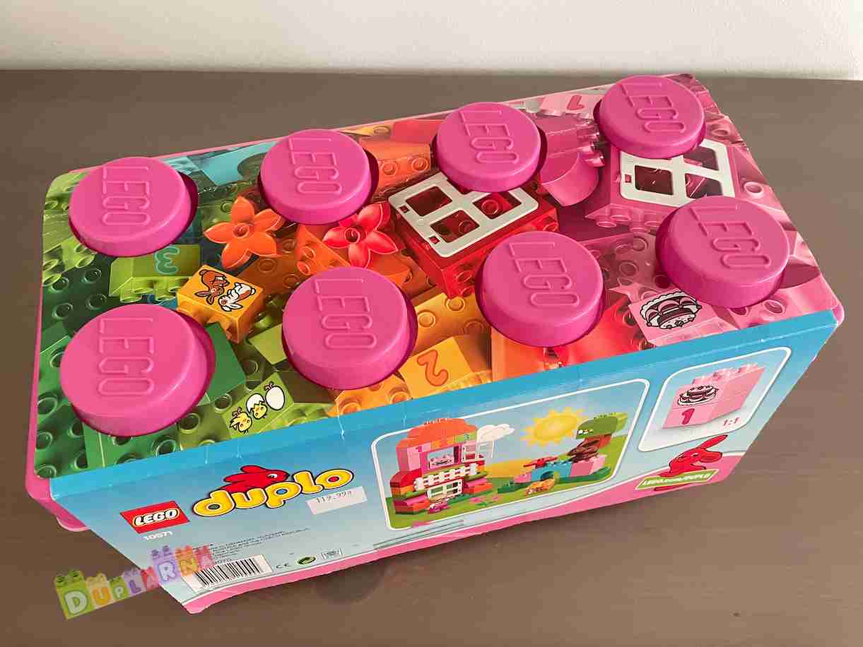 Lego Duplo 10571 - BOX - růžový set kostek