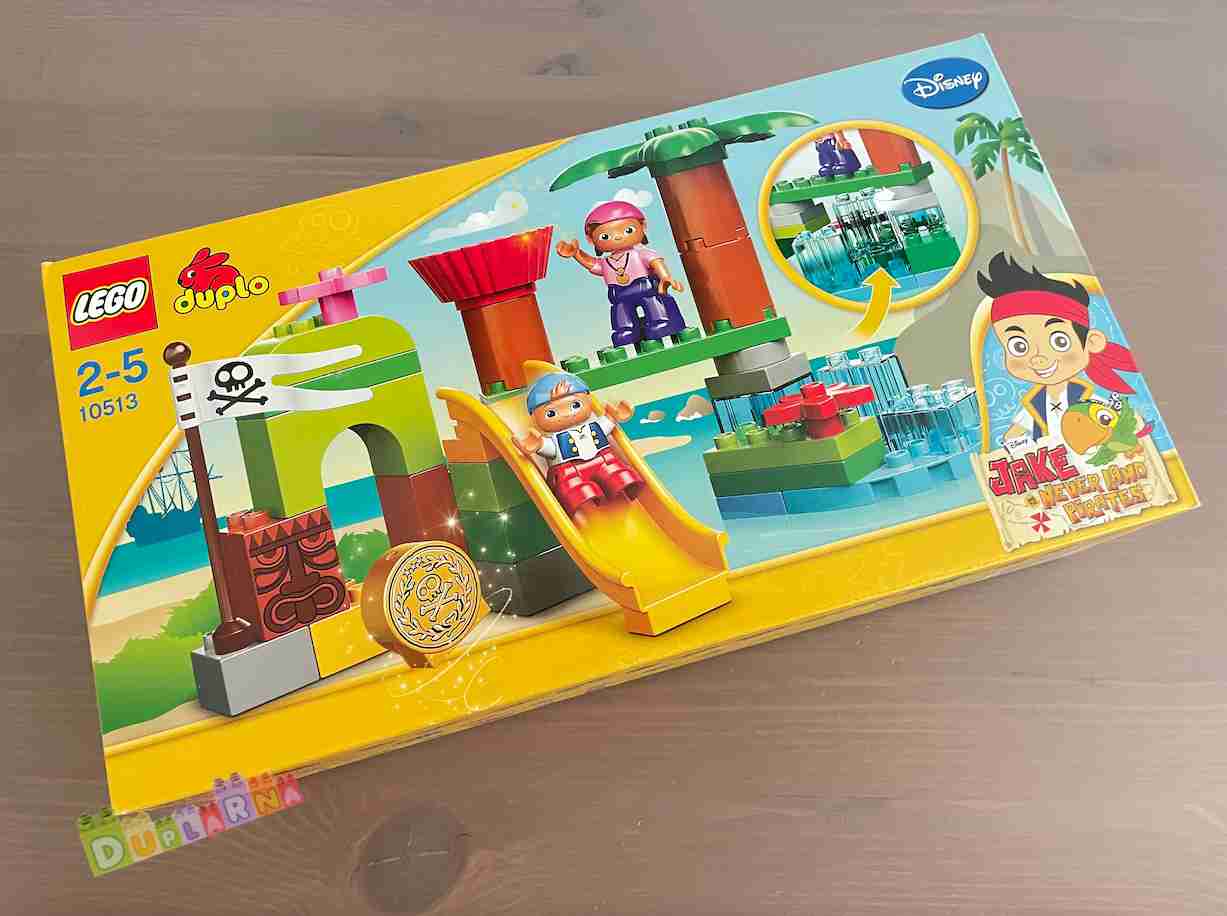 Lego Duplo 10513 - Pirát Jake - Skrýš Země Nezemě