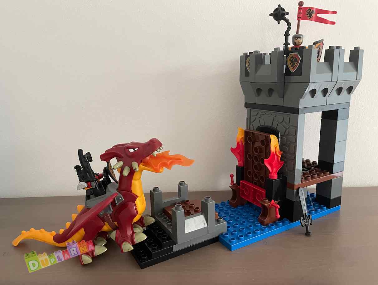 Lego Duplo 4776 Dračí věž - hrad s velkým drakem