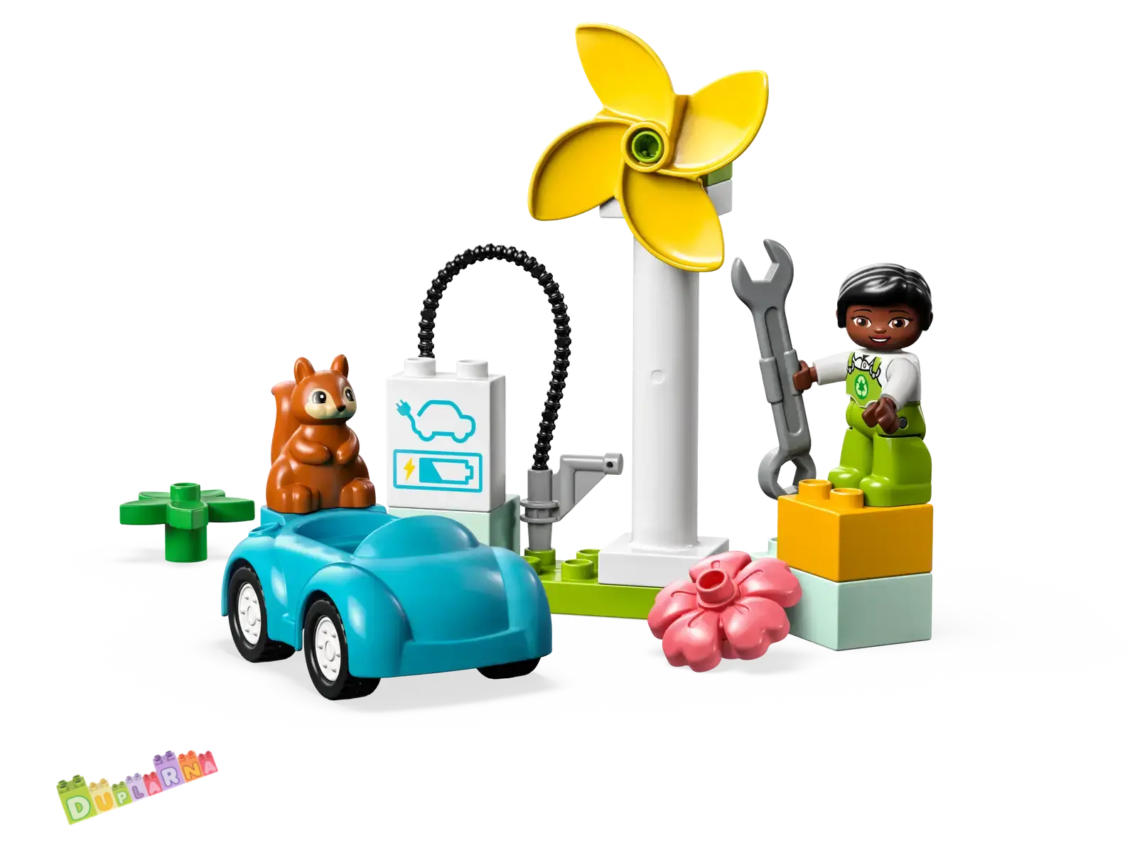 Lego Duplo 10985 - Větrná turbína a elektromobil