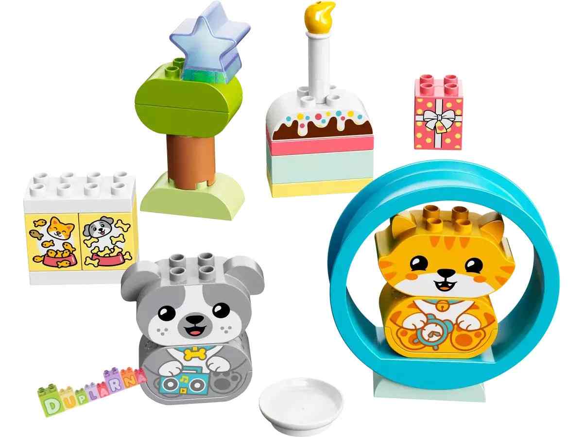 Lego Duplo 10977 - Moje první štěňátko a koťátko vydávající zvuky