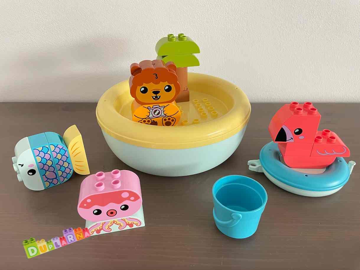 Lego Duplo 10966 - Legrace ve vaně: Plovoucí ostrov se zvířaty