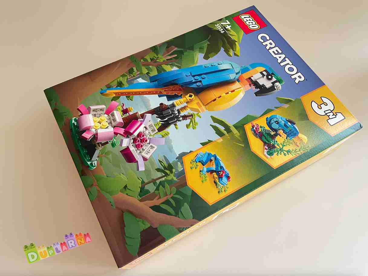 Lego Creator 31136 - Exotický papoušek 3v1