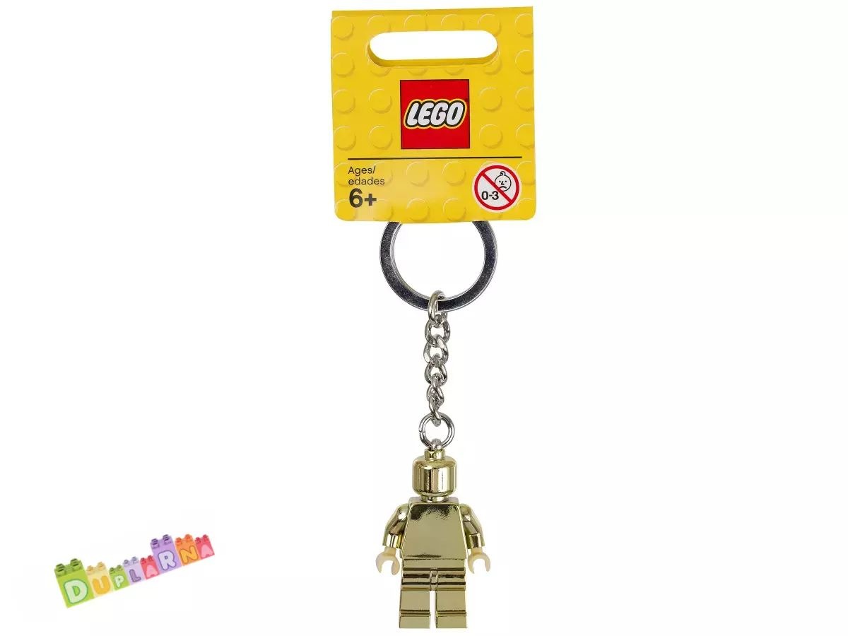 Lego 850807 klíčenka - Přívěsek na klíče se zlatou minifigurkou