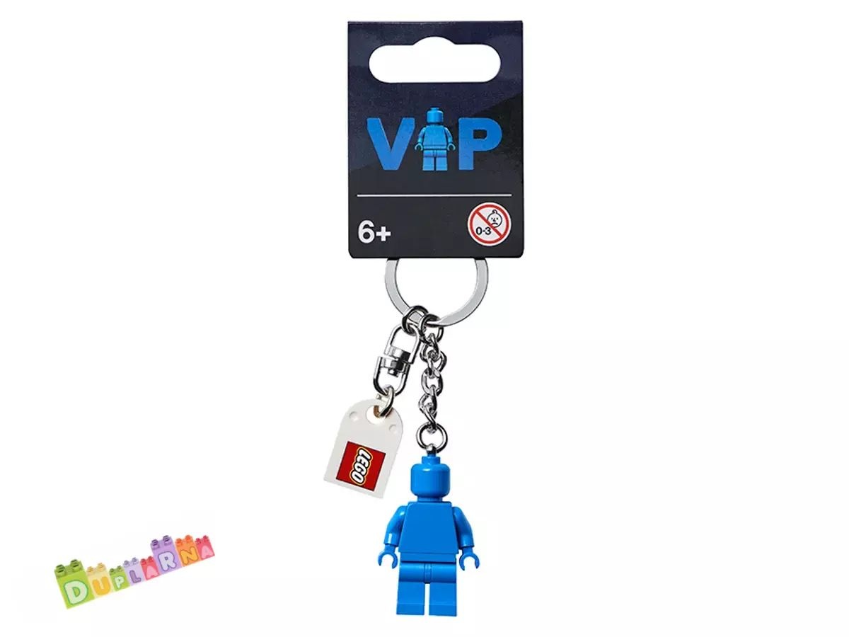 Lego VIP klíčenka 854090 - Modrý přívěsek na klíče