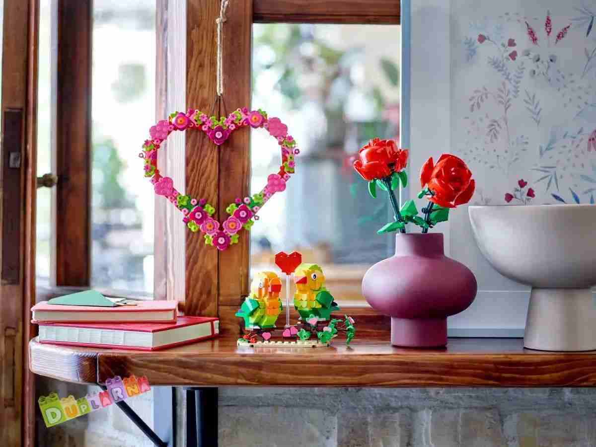 Lego 40638 - Ozdoba ve tvaru srdce / Kytka / Ozdoba